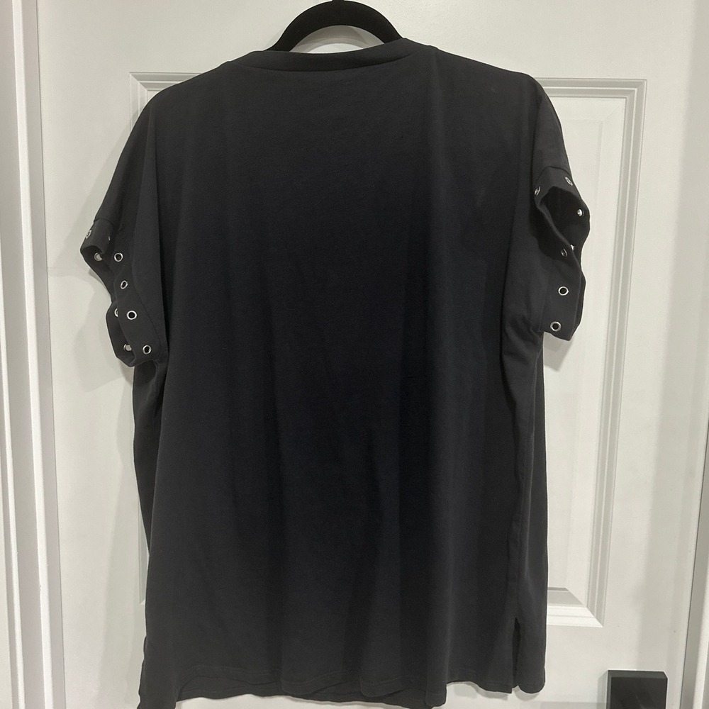 torrid Black Graphic Skeleton Cowgirl Short Sleeve Tee - Picture 4 of 4